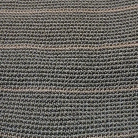 The Sak purse Olive Green , Tan with brown leather-like accents. - Picture 3 of 9